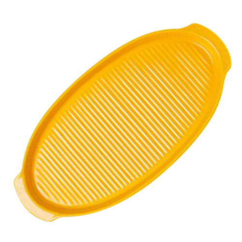 1St Keramik Binaural Backform Oval Servierplatte