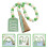 St Patricks Day Holzperlen Mit Quaste Wanddekoration 6