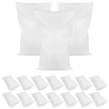 Heavy Duty Tasche Weiße Sandsäcke 20 Stück 36,6 x 21,3 x 0,04 Zoll