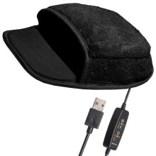 Beheizte Mausunterlage Mit USB-Heizung Und Plüsch Für Hände