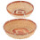 2Stk Gewebter Runder Aufbewahrungs Tablett 6