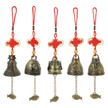 5 Teile Glück Windspiele Vintage Metallglöckchen Chinesisch