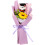 Abschlussbär Mit Blumengebinde Geschenk Und Fotoprop 2