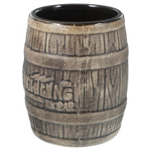 Barrel Shaped Bierkrug Klassischer Trinkbecher Hawaiian Party Keramik