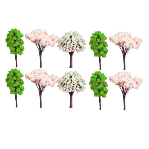 15 Mikro Landschafts Simulation Bäume Mini Harz Baum Modelle DIY
