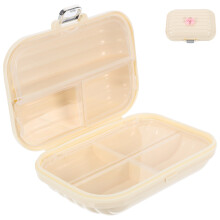 Travel Pill Organizer Fächer Kleine Pillendose Tragbar