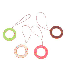 4Stück Süße Donut-Handy-Schlaufen Aus Silikon