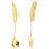 2Stk Löffel Gabel Servierbesteck Abendessen Küchenflatware 2
