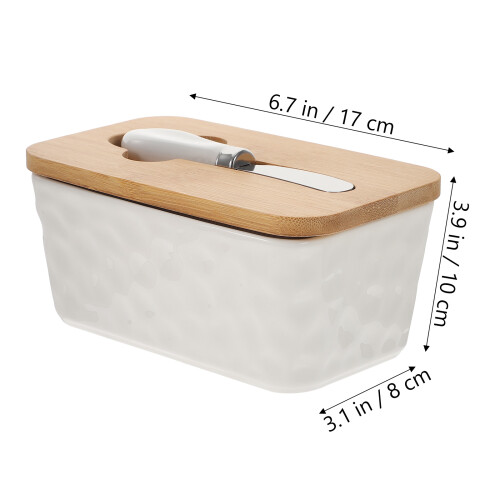 1 Set Wiederverwendbare Butterdose Verschleißfester Butterschrank 2