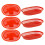 6 Stk. Hamburger Couchtisch Tablett Tabletts Rot 1