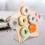 Hölzerner Donut Display Multifunktionaler Dessert Halter Süßtisch 6