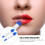 1 Set 20Tlg Doppelseitige Lippenmasken Silikon Make-up 10