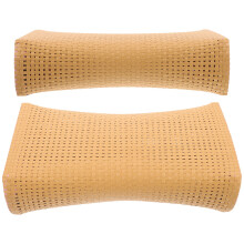 2 Unidades Almohada De Ratán Artificial Tejida Para Sauna Y Descanso