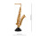 Creatieve Gouden Saxofoon Beeldje Van Synthetisch Hars 2