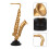 Creatieve Gouden Saxofoon Beeldje Van Synthetisch Hars 4