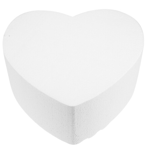 De Pastel De Espuma Forma Corazón Para Practicar Repostería 1