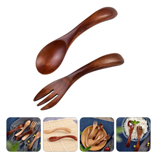 De Madera Niños Con Cubiertos Y Cocina 1