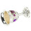 Bicchiere Vino Zinco Viola 9