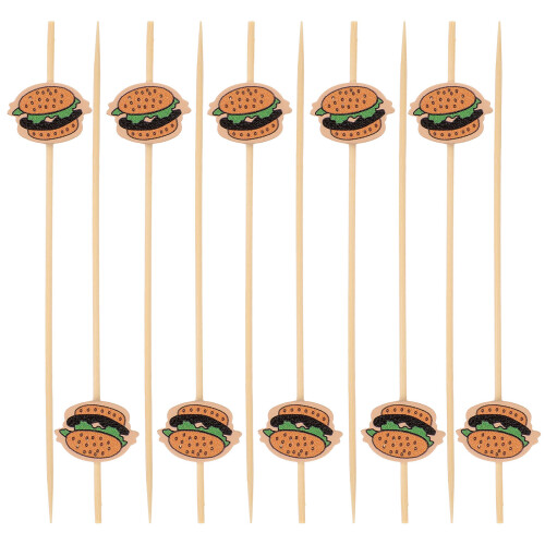 100 Pezzi Stuzzicadenti In Per Hamburger Cocktail Frutta