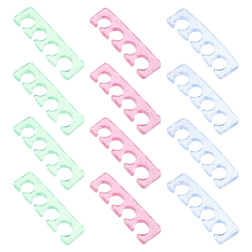 12 Pezzi Separadita In Silicone Per Per Nail Art
