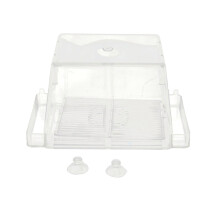 2Stk Transparente Fischtank Brut-Isolierbox 20x10x10cm