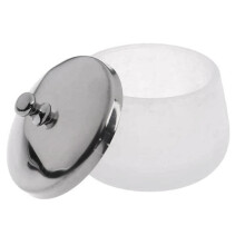1St Mattierte Nagellackentferner Schale Weiß