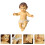 3 Jesus Baby Harzfigur Religiöses 8