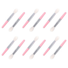 12Stk Silikon Lippenpinsel Make-up Applikator Kosmetikpinsel Set