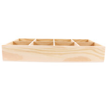 Opbergdoos Met Vakken Voor Plantenbakken En Sieraden, Beige