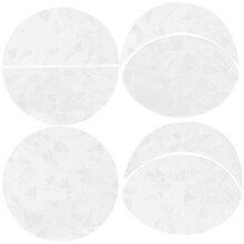 1Set PVC Static Cling Raamdecoratie Witte Anti- Sticker