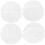 1Set PVC Static Cling Raamdecoratie Witte Anti- Sticker 1