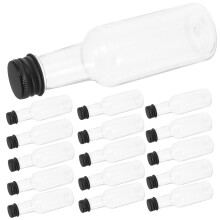 24Stk Mini Schnapsflaschen 50 Ml Kunststoff Mit Aluminiumkappen