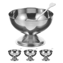 4Stk Schalen: Mit Fuss Für Dessert, Salat, Snacks