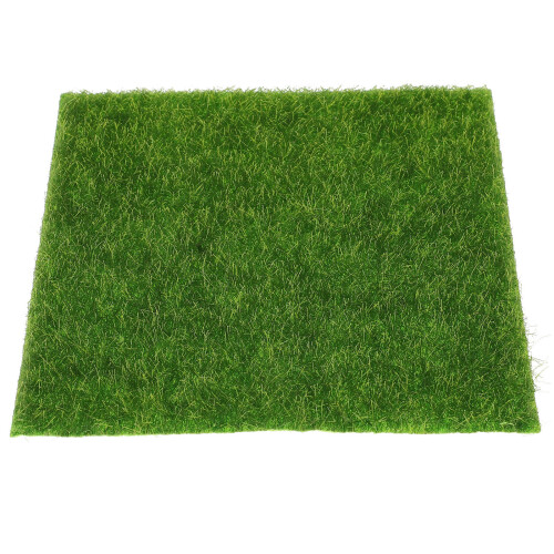 5Stk Künstlicher Rasen Mikro Landschaft Grasmatte Quadratisch