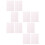 20 Blatt Transparente Jelly Klebestreifen Rosa 1