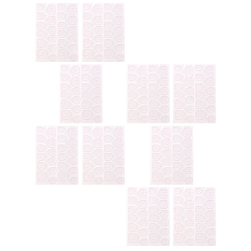 20 Blatt Transparente Jelly Klebestreifen Rosa