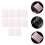 20 Blatt Transparente Jelly Klebestreifen Rosa 3