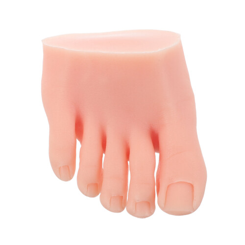 Silicone Manicure Oefen Voet Model Voor Acryl Tips Training