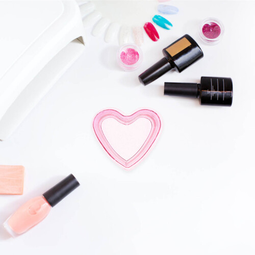 Nail Dappen Cup Hartvorm Manicure Benodigdheden 2