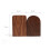 Worgeous  Magazine Book Ends For Shelves Stand Solid Wood Shelf 3