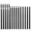 15Pcs Portable Makeup Brush Set Black Plastic Cosmetic Beauty Tools 4