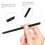 15Pcs Portable Makeup Brush Set Black Plastic Cosmetic Beauty Tools 9