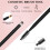 15Pcs Portable Makeup Brush Set Black Plastic Cosmetic Beauty Tools 8