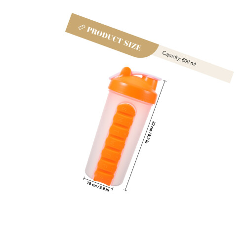 Hergebruikbare Plastic Waterfles 600 Ml 1