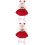 2 Stuks Elf Angel Hanger Kerstversiering 7