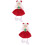 2 Stuks Elf Angel Hanger Kerstversiering 9