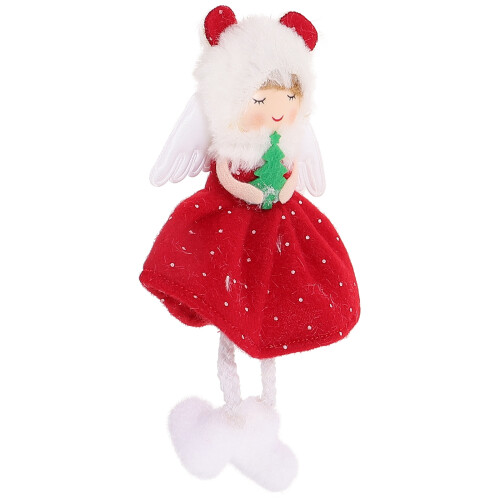 2 Stuks Elf Angel Hanger Kerstversiering 2