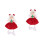 2 Stuks Elf Angel Hanger Kerstversiering 6