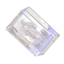 Crystal Gegraveerd Met Herders Serie Katholieke Souvenir