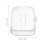 1Pc Translucent Soap Case With Drain Tray For Bathroom Kitchen 2